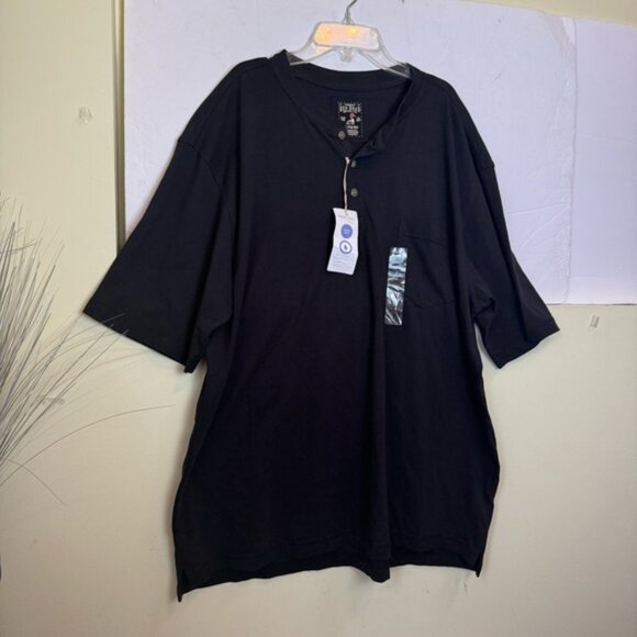 RedHead NEW Spill Resistant Henley Pocket Short Sleeve Shirt Oversize Buttons XL - Picture 2 of 14